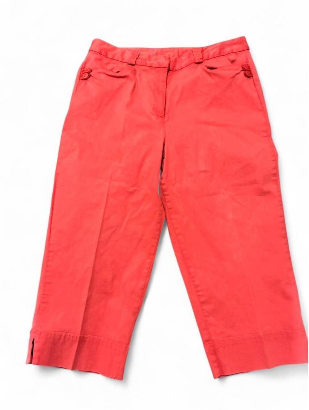 Talbots Women's Red and Orange Trousers